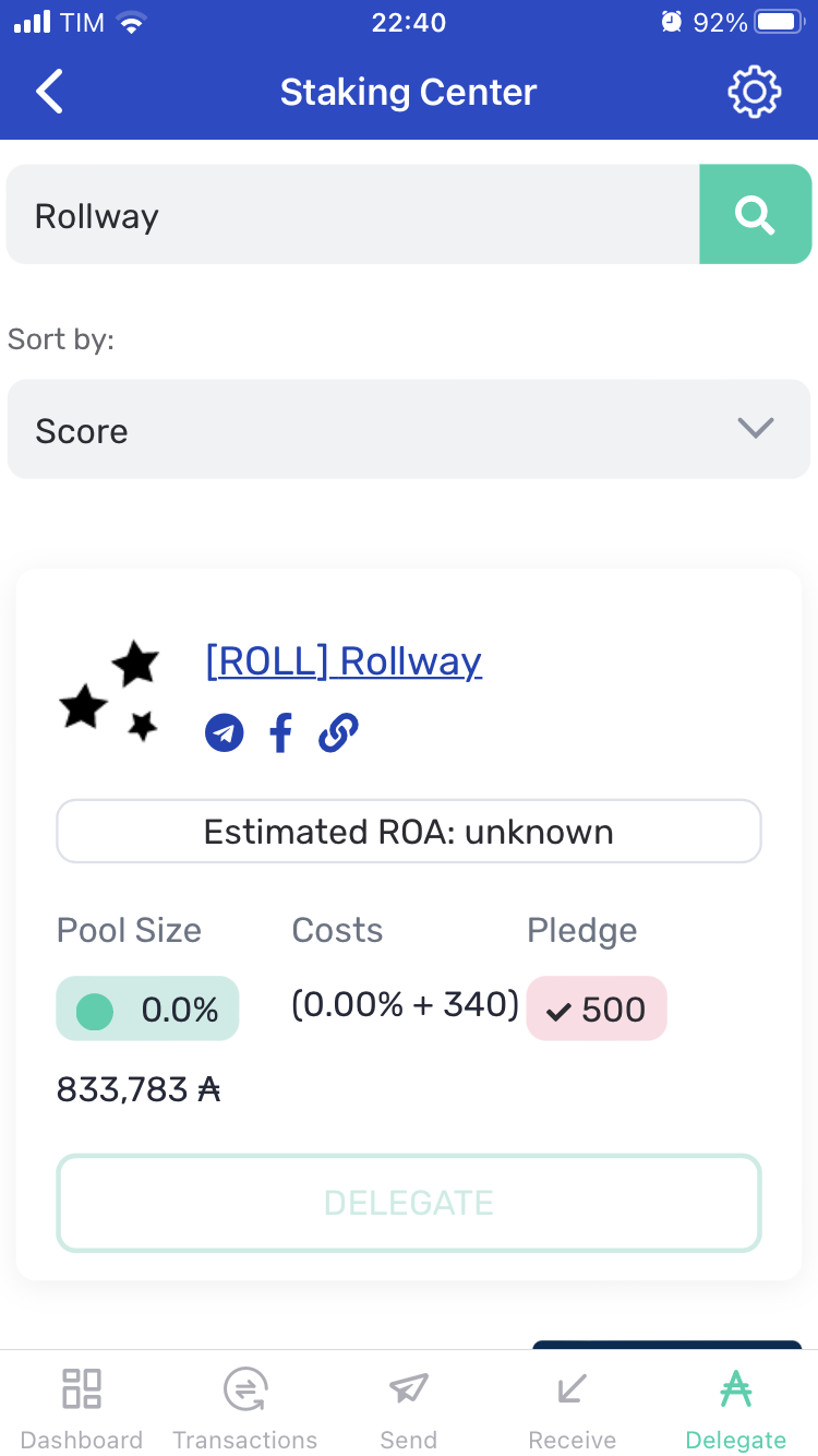come cercare rollway